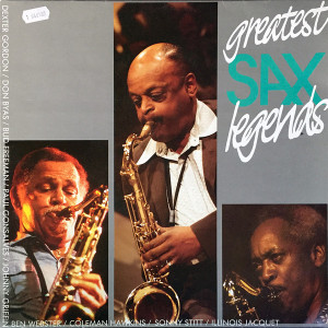 Various – Greatest Sax Legends (LP, Compilation) Dönem Almanya