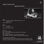 John Coltrane – Meditations (Plak) 2018 Avrupa baskı, SIFIR
