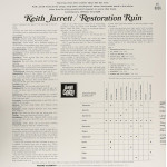 Keith Jarrett - Restoration Ruin (LP)