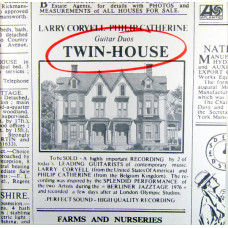 Larry Coryell - Philip Catherine – Twin-House (LP) 1977 Germany