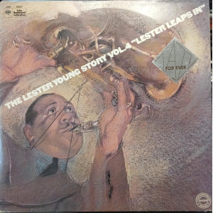 Lester Young – The Lester Young Story Vol.4 "Lester Leaps In" (2 X LP, Compilation) 1979 UK