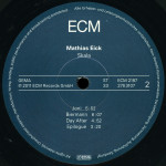 Mathias Eick – Skala (Plak) ECM 2011 Almanya baskı, SIFIR
