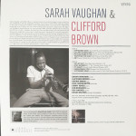 Sarah Vaughan & Clifford Brown – Sarah Vaughan & Clifford Brown (Sıfır Plak) 2017 Avrupa baskı
