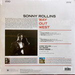 Sonny Rollins – Way Out West (LP) 2018 Avrupa, SIFIR