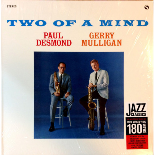 Paul Desmond / Gerry Mulligan – Two Of A Mind (Limited Edition LP) 2017 Avrupa, SIFIR Paul Desmond / Gerry Mulligan – Two Of A Mind (Limited Edition LP) 2017 Avrupa, SIFIR