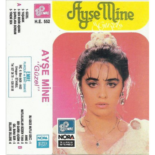 Ayşe Mine – Güzel (Kaset) 1986 Türkiye