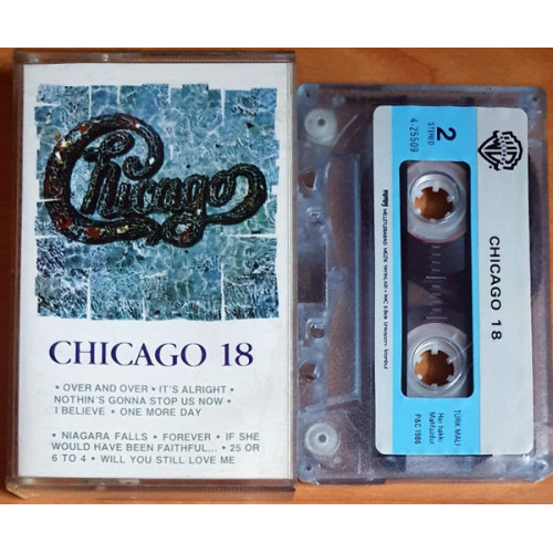 Chicago – Chicago 18 (Kaset) 1986 Türkiye Baskı