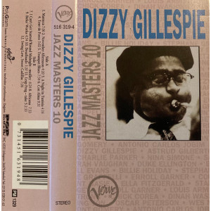 Dizzy Gillespie – Verve Jazz Masters 10 (Kaset) 1994 Türkiye