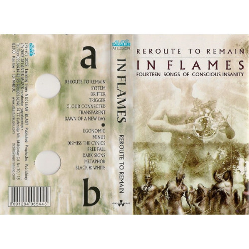 In Flames – Reroute To Remain (Kaset) 2003 Atlantis Müzik Baskı, SIFIR