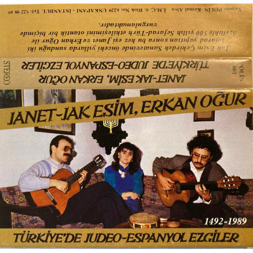 Janet & Jak Esim / Erkan Oğur – Türkiye'de Judeo Espanyol Ezgiler (Kaset) 1989 Türkiye