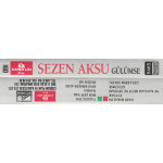 Sezen Aksu – Gülümse (Kaset) 1991 Türkiye