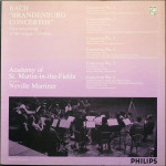 Bach, Academy Of St.Martin-In-The-Fields, Neville Marriner, Thurston Dart – Brandenburg Concertos (First Version - First Recording) (2 LP BOx Set)