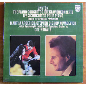 Bartok - Martha Argerich, Stephen Bishop Kovacevich, London Symphony Orchestra, BBC Symphony Orchestra, Sir Colin Davis - The Piano Concertos -Sonata For 2 Pianos and Percussion (2LP) 1976 Europe Bartok - Martha Argerich, Stephen Bishop Kovacevich, London Symphony Orchestra, BBC Symphony Orchestra, Sir Colin Davis - The Piano Concertos -Sonata For 2 Pianos and Percussion (2LP) 1976 Europe