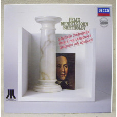 Felix Mendelssohn-Bartholdy, Sona Ghazarian, Edita Gruberova, Werner Krenn, Josef Bock, Christoph von Dohnanyi, Wiener Philharmoniker, Chor Der Wiener Staatsoper – Samtliche Symphonien (2 LP) 