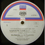 Felix Mendelssohn-Bartholdy, Sona Ghazarian, Edita Gruberova, Werner Krenn, Josef Bock, Christoph von Dohnanyi, Wiener Philharmoniker, Chor Der Wiener Staatsoper – Samtliche Symphonien (2 LP) 