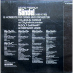 Handel, Rudolf Ewerhart An Historischen Orgeln Collegium Aureum – 16 Konzerte Für Orgel Und Orchester (4 LP) Box Set 1985 Germany