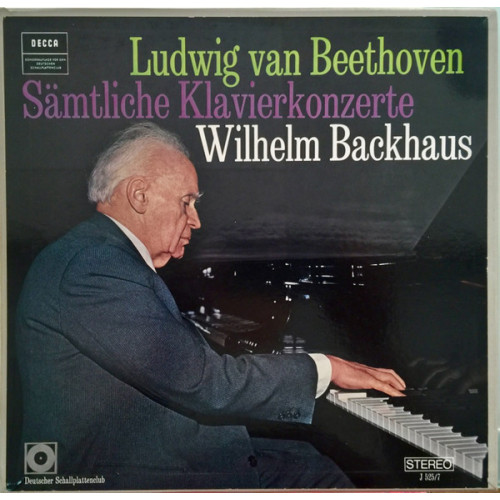 Ludwig van Beethoven, Wilhelm Backhaus – Samtliche Klavierkonzerte (3 LP) Box Set 1977 Germany