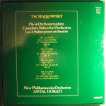 Tschaikowsky, New Philharmonia Orchestra, Antal Dorati – Die 4 Orchestersuiten (3 LP) 1978 Europe