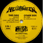 Helloween ‎– Dr. Stein (Maxi-Single) 1988 Alman Baskı Plak