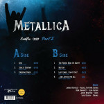 Metallica – Live in seattle 1989 part 2 (Sıfır Plak) 2021 Avrupa Baskı