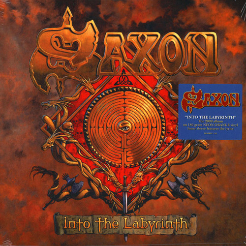 Saxon – Into The Labyrinth (Neon Orange Coloured, LP) 2016 UK SIFIR Saxon – Into The Labyrinth (Neon Orange Coloured, LP) 2016 UK SIFIR