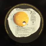 Black Sabbath - Live At Last (LP) 1980 Germany