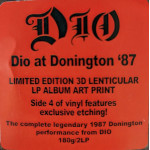 Dio - Donington '87 (2 X LP, Limited Edition) 3D Lenticular Album Art Print, 2022 Birleşik Krallık, SIFIR