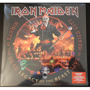 Iron Maiden – Nights Of The Dead, Legacy Of The Beast: Live In Mexico City  (3 X LP) 2020 Avrupa, SIFIR