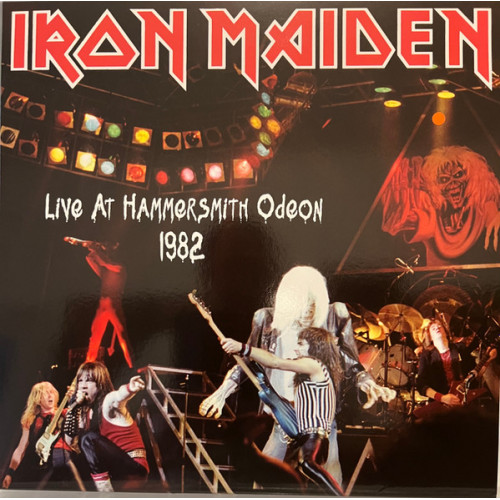 Iron Maiden – Live At Hammersmith Odeon 1982 (2 X LP, Unofficial Release, Red) 2022 Europe, SIFIR