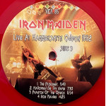 Iron Maiden – Live At Hammersmith Odeon 1982 (2 X LP, Unofficial Release, Red) 2022 Europe, SIFIR