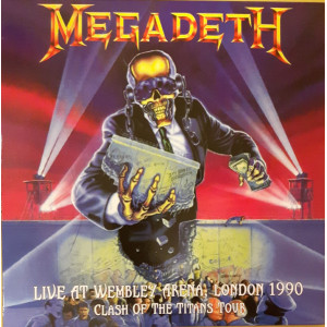 Megadeth - Live At Wembley Arena, London 1990 (LP, Limited Edition) 2023 Fransa, SIFIR