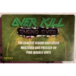 Overkill - Taking Over (LP, Pink Marble Vinyl) 2023 Avrupa, SIFIR