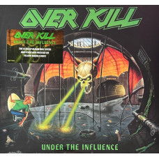 Overkill - Under The Influence (LP, Yellow Marble Vinyl) 2023 Avrupa, SIFIR