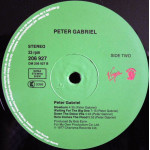 Peter Gabriel - Peter Gabriel 1: Car (LP) 1985 Avrupa baskı