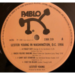 Lester Young – Lester Young In Washington, D.C. 1956 (Plak) 1982 Scandinavia