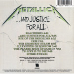 Metallica – ...And Justice For All (CD, Album) 2018 Europe, SIFIR