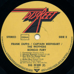 Frank Zappa | Beefheart | Mothers – Bongo Fury (LP, Album) 1975 Germany