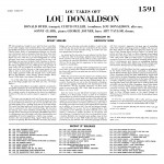 Lou Donaldson – Lou Takes Off (LP, Limited Edition) 2021 Fransa, SIFIR