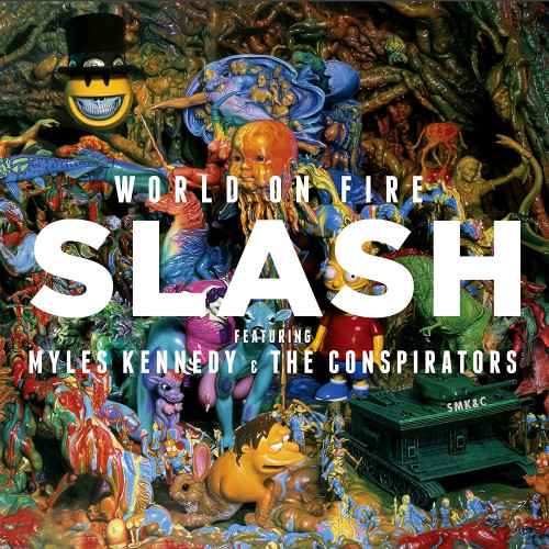 Slash Featuring Myles Kennedy & The Conspirators – World On Fire (2 x LP, Coloured) 2014 Europe, SIFIR