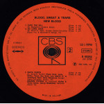 Blood, Sweat & Tears – New Blood (LP, Album) 1972 Netherlands