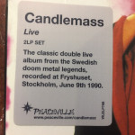 Candlemass – Live (2 x LP) 2019 Europe, SIFIR