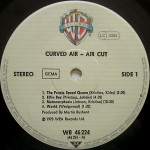 Curved Air – Air Cut (LP, Album) Germany