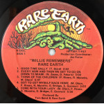 Rare Earth – Willie Remembers (Plak) 1972 USA