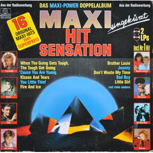 Various – Maxi Hit Sensation - Das Maxi Power Doppelalbum (2 X LP, Compilation) 1986 Europe