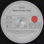 Krokus ‎– Metal Rendez-vous ( Vinyl ) 1980 Germany