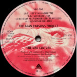 The Alan Parsons Project – Vulture Culture (LP) 1985 Europe