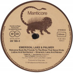 Emerson, Lake & Palmer – Welcome Back My Friends To The Show That Never Ends - Ladies And Gentlemen (3xPlak) 1974 Almanya baskı