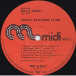 Everly Brothers ‎– Everly Brothers Story (2LP) Alman Dönem Baskı