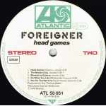 Foreigner – Head Games (Plak) 1981 Almanya baskı