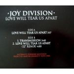 Joy Division - Love Will Tear Us Apart (Vinyl) 2010 USA